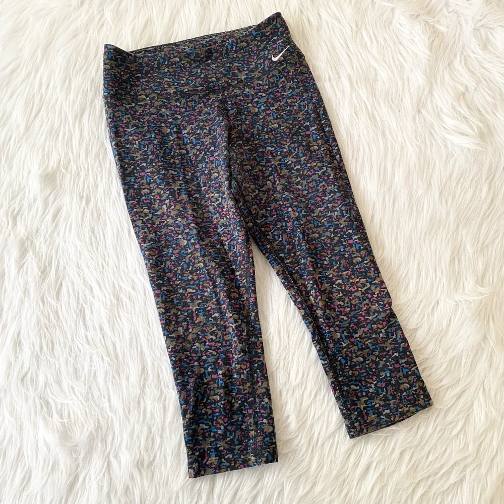Nike Blue Pink Camo Legging